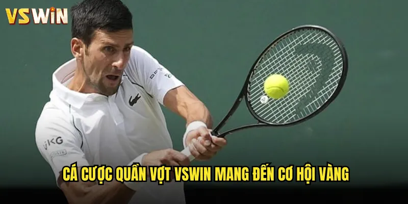 Cá cược quần vợt VSWIN mang đến cơ hội vàng